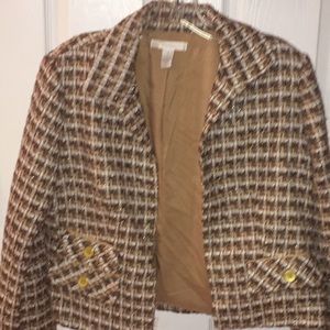 Chico’s size 1 jacket. Pet free smoke free home no stains no spots no tears